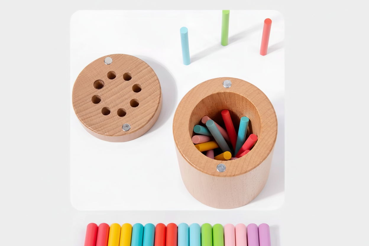 Jouet d'apprentissage en bois (2-5ans)
