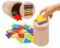 Jouet d'apprentissage en bois (2-5ans)