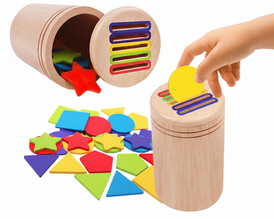 Jouet d'apprentissage en bois (2-5ans)