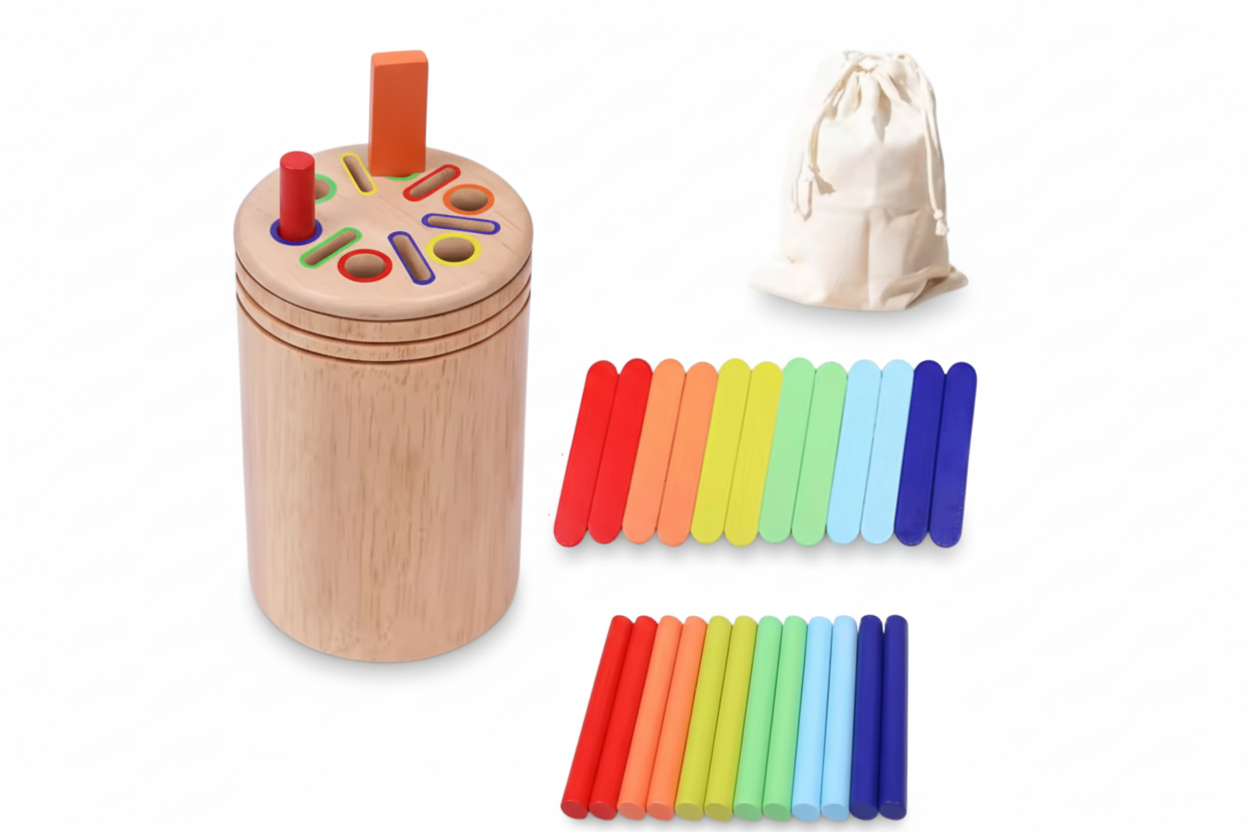 Jouet d'apprentissage en bois (2-5ans)